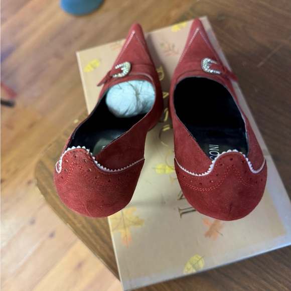 Basconi Women's Imported Italian Leather Heels - Picture 6 of 9